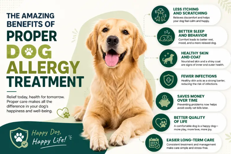 benefits of proper dog allergy treatment