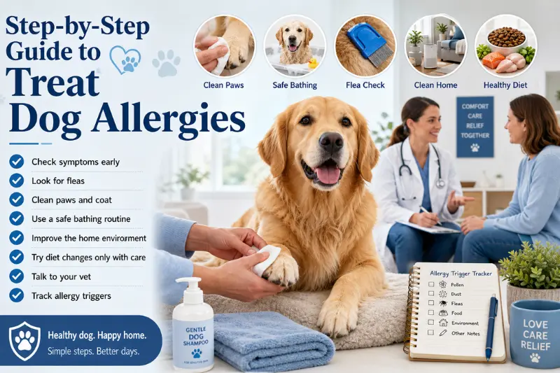 step-by-step guide to treat dog allergies